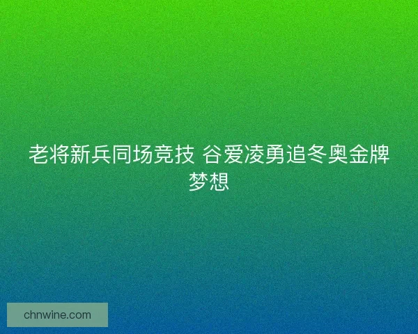 老将新兵同场竞技 谷爱凌勇追冬奥金牌梦想